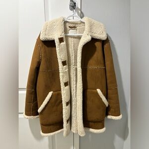 Aritzia Wilfred Sherpa Coat